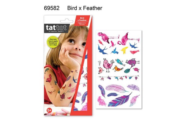 TATTOO MD BIRD FEATHER COLOR
