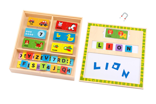 MAGNETIC LEARNING PUZZLE BOX
