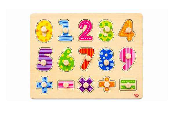 NUMBERS MATHS PEG PUZZLE
