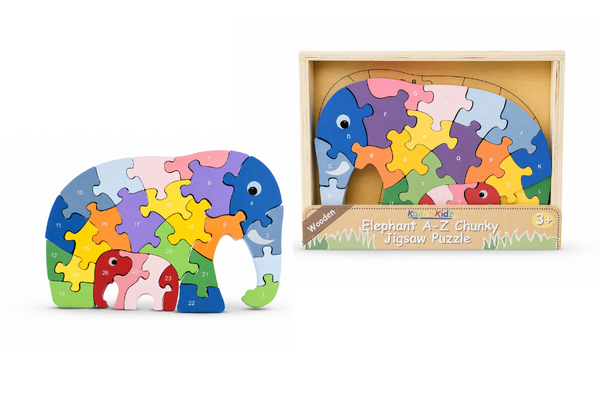 ELEPHANT A-Z CHUNKY JIGSAW PUZZLE